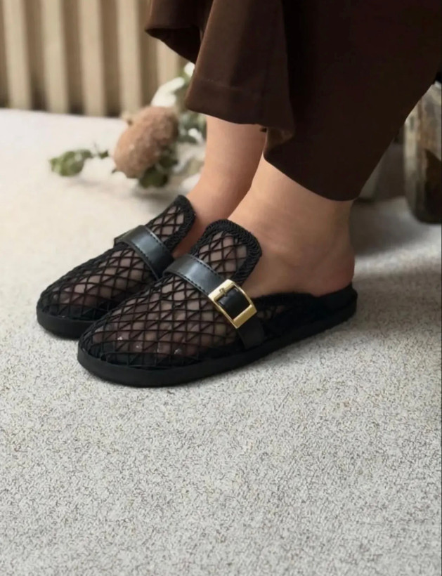صندل زنانه اسلیپر(جلوبسته) جنس گیپور